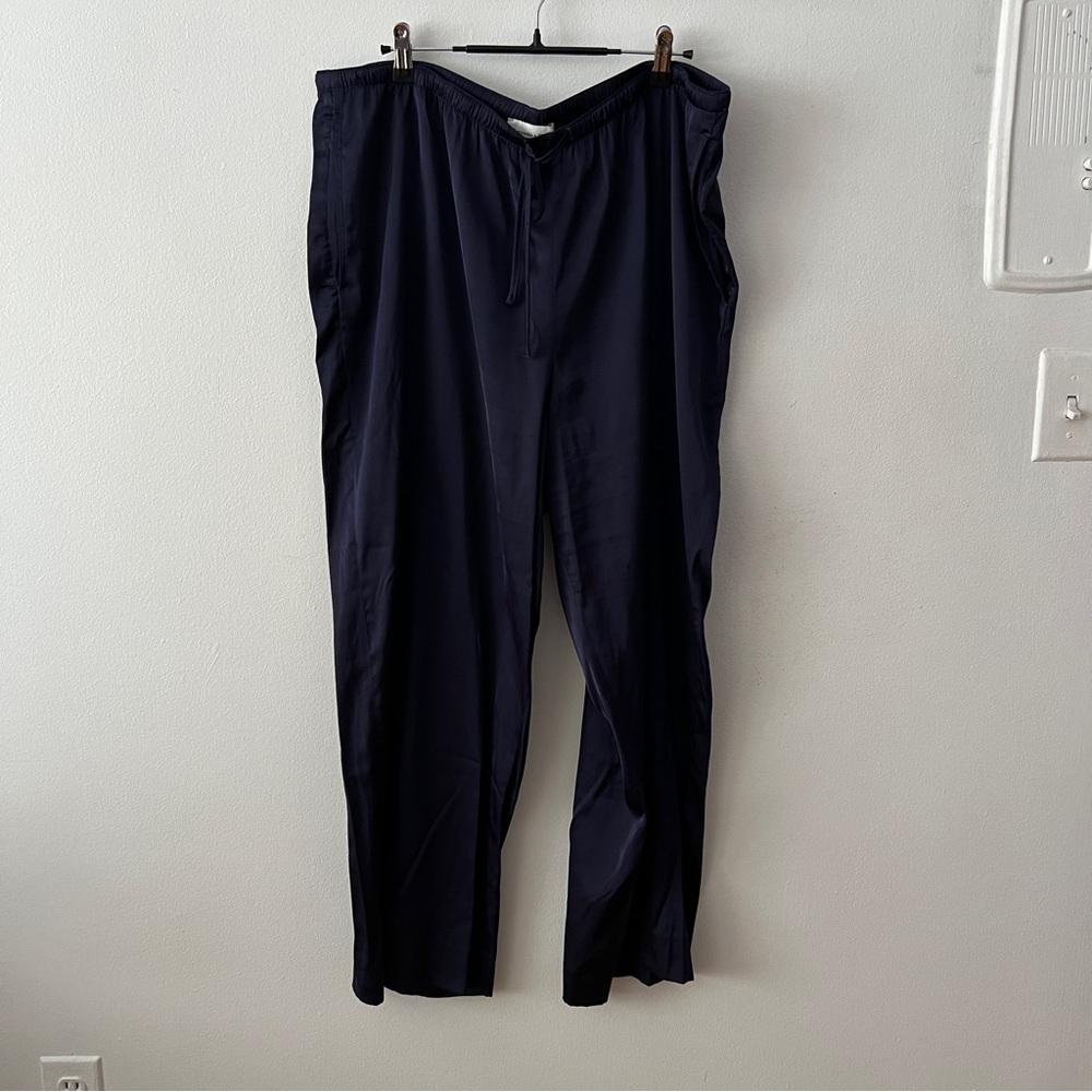 Abercrombie & Fitch Satin Wide Leg Pants